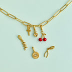 Harper Wishbone Charm