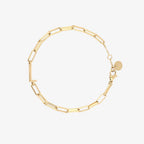 Initial Paperclip Chain Bracelet