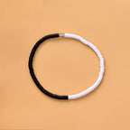 Black & White Seascape Stretch Anklet