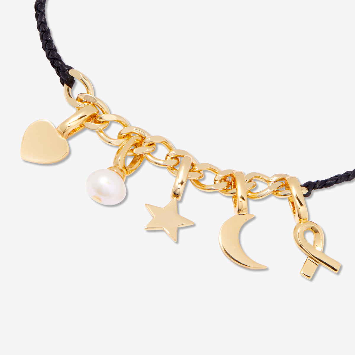 Harper Curb Chain String Bracelet