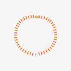 Raspberry Alphabet Stretch Bracelet