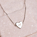 Demi-Fine Engravable Heart Choker