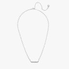 Engravable Paperclip Chain Bar Necklace
