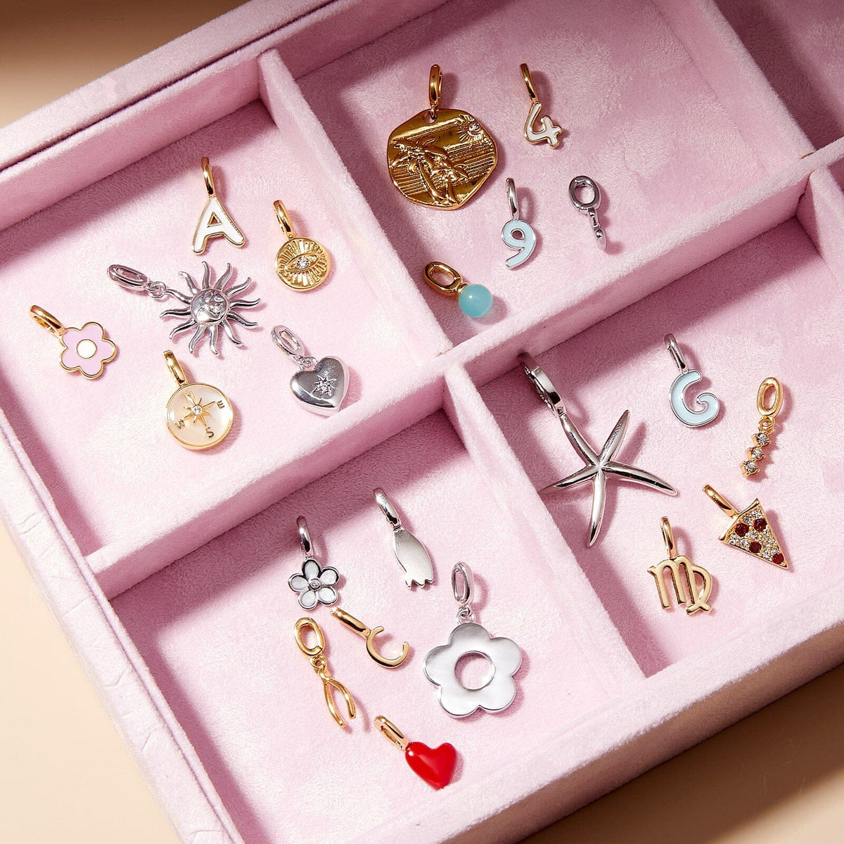 Harper Enamel Flower Charm