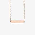 Engravable Bar Necklace