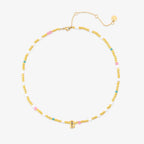 Initial Pearl & Seed Bead Choker