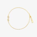Pavé Initial Chain Bracelet
