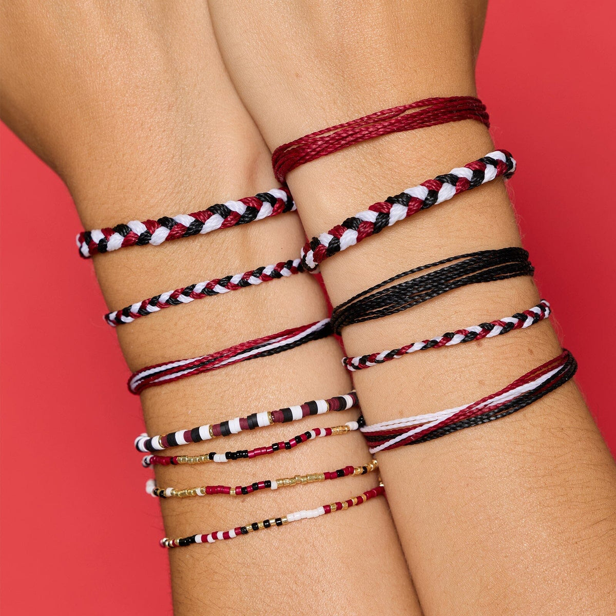 Maroon. Black & White Collection