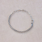 Men's Carabiner Clasp Chain Bracelet