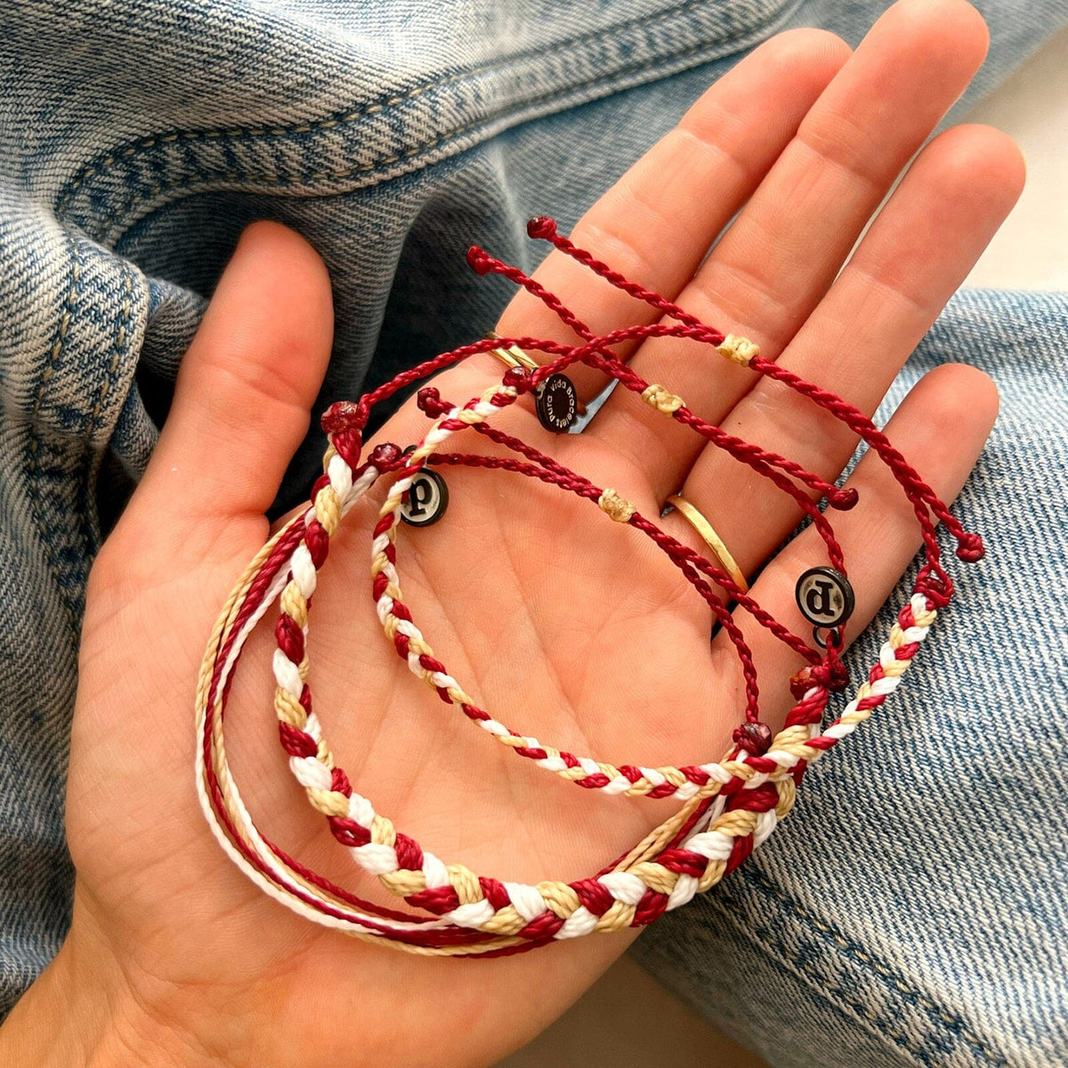 Maroon. Tan & White Collection