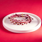 Maroon. Tan & White Collection