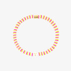 Raspberry Alphabet Stretch Bracelet