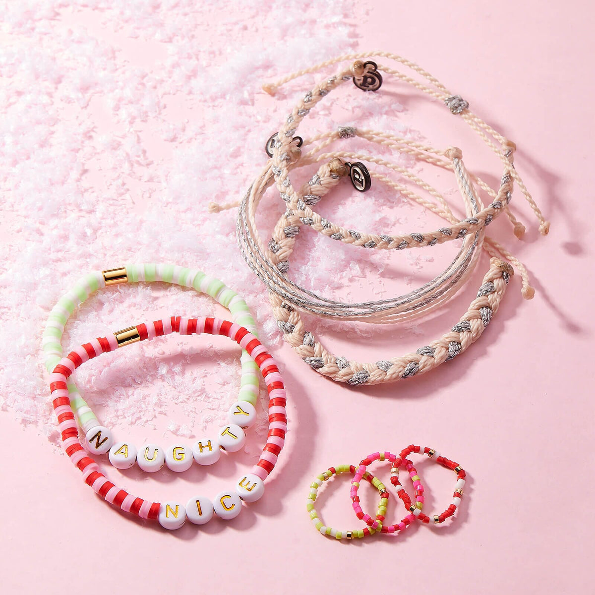 Snowfall Mini Braided Bracelet