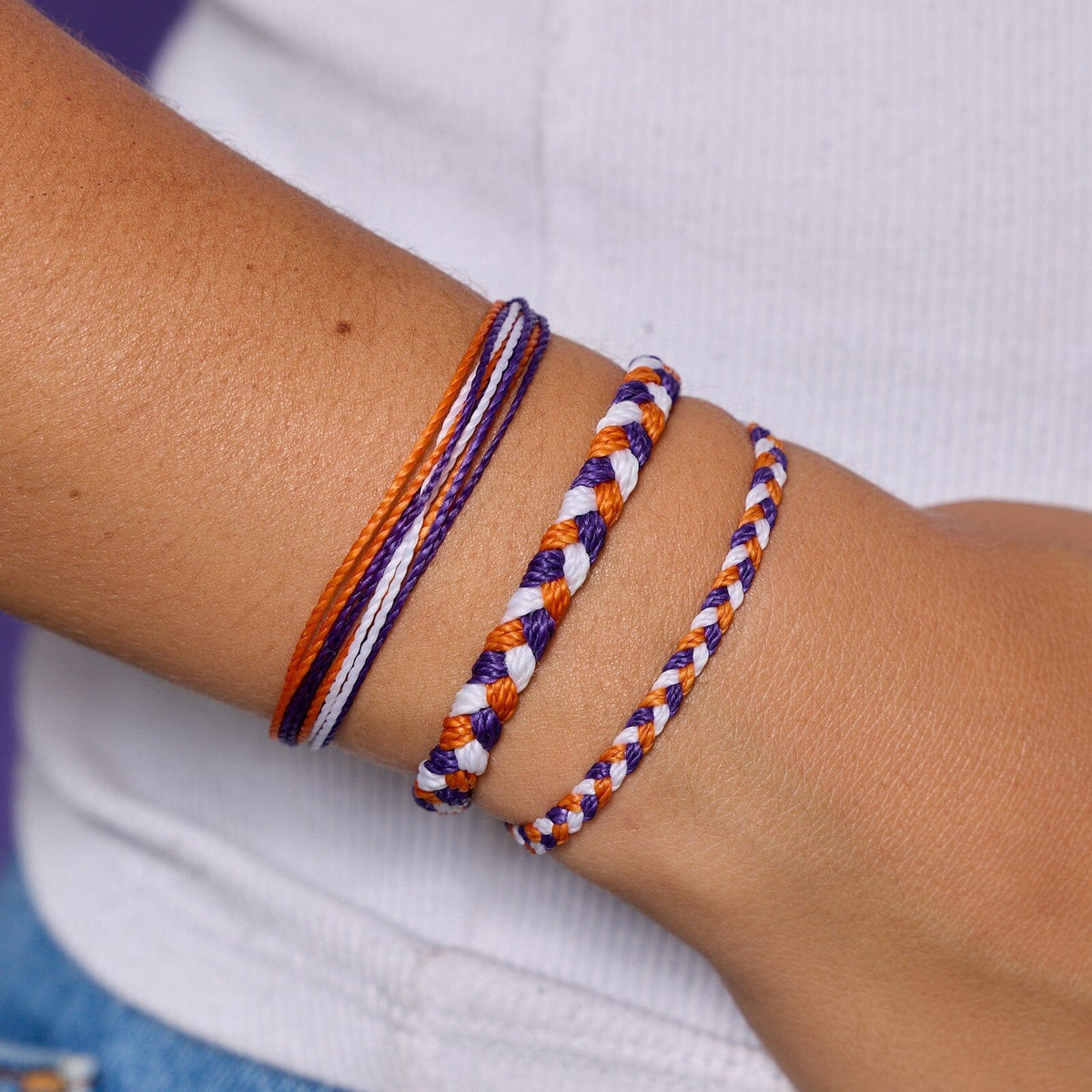 Orange. Purple & White Collections