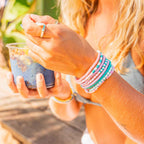 Spring Break Stretch Bracelet Set of 8