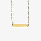 Engravable Bar Necklace