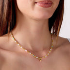 Initial Pearl & Seed Bead Choker
