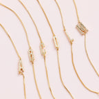 Pavé Initial Chain Bracelet