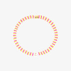 Raspberry Alphabet Stretch Bracelet