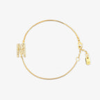 Pavé Initial Chain Bracelet