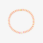 Raspberry Alphabet Stretch Bracelet