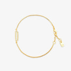 Pavé Initial Chain Bracelet