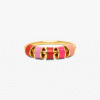 Enamel Bead Fidget Ring